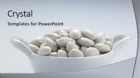  Presentation with white - Colorful slide deck enhanced with white-bean-or-great-northen backdrop and a lemonade colored foreground