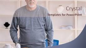  Presentation with workshop - Slides consisting of white-bearded-old-jeweler background and a lemonade colored foreground