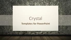  Presentation with nobody - Colorful slide deck enhanced with white blank board on wall with nobody backdrop and a cream colored foreground