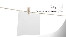  Presentation with lens - Presentation design consisting of white-blank-card background and a white colored foreground