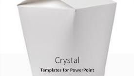  Presentation with noodle - Theme with white-blank-disposable-paper-noodle background and a light gray colored foreground