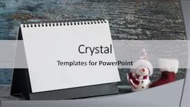  Presentation with notepad blank lined paper - Presentation enhanced with white blank paper desk spiral background and a white colored foreground