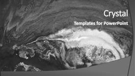  Presentation with marble - Cool new presentation theme with white blot paint background backdrop and a dark gray colored foreground