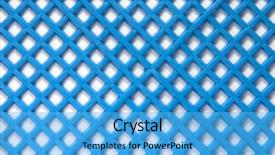  Presentation with white cells - Slides featuring puzzle grid - white-blue composition from the cells background and a light blue colored foreground