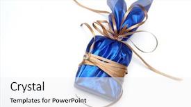  Presentation with rabies is present - Slides enhanced with white blue gold celebration - present background and a white colored foreground