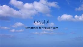  Presentation with sky blue - Cool new presentation theme with white-boat-on-the-horizon backdrop and a light blue colored foreground