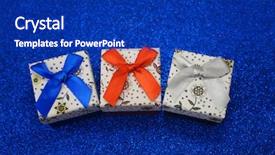  Presentation with box - Cool new presentation design with white box on a blue backdrop and a royal blue colored foreground