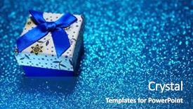  Presentation with white and navy blue - Slide set enhanced with white box with a blue background and a teal colored foreground