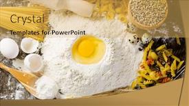  Presentation with drought - Cool new theme with white-bread-drought-and-flour backdrop and a yellow colored foreground
