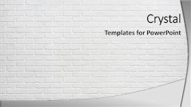  Presentation with white brick - Colorful PPT layouts enhanced with white brick wall background photo backdrop and a white colored foreground