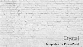  Presentation with white brick wall - Presentation theme having white-brick-wall-grey-background background and a light gray colored foreground