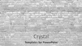  Presentation with white brick - Presentation theme enhanced with white-brick-wall-grey-background background and a light gray colored foreground