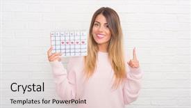  Presentation with floral border over white - Slides consisting of white brick wall holding period background and a lemonade colored foreground