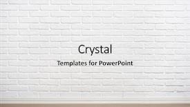  Presentation with white brick wall - PPT layouts with white brick wall with tiled background and a white colored foreground