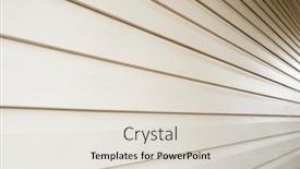  Presentation with building - Audience pleasing slide set consisting of white-building-siding-as-background backdrop and a lemonade colored foreground