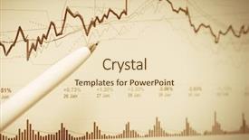  Presentation with financial analysis - PPT layouts featuring annual sales plan - financial graphs analysis stock market background and a lemonade colored foreground