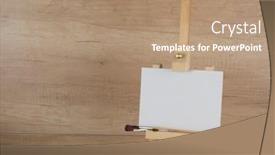  Presentation with white sheet - Audience pleasing presentation theme consisting of white-canvas backdrop and a coral colored foreground