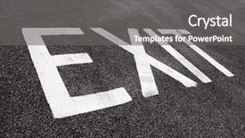  Presentation with car park - Theme consisting of  background and a  colored foreground