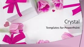  Presentation with border pink - Theme with white card background border background and a sky blue colored foreground