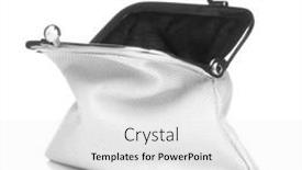  Presentation with cash - Presentation theme with white-cash-wallet-isolated-over background and a white colored foreground