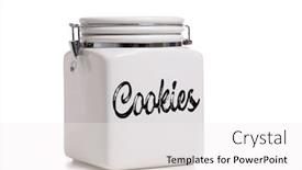  Presentation with ceramic - Beautiful slides featuring white-ceramic-cookie-jar backdrop and a white colored foreground