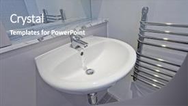  Presentation with wash - Amazing presentation theme having white ceramic hand wash basin backdrop and a gray colored foreground