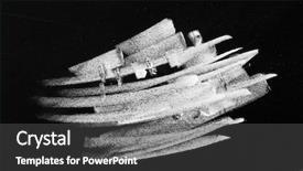  Presentation with laboratory chemical chalk - Amazing slides having white chalk marks on blackboard backdrop and a dark gray colored foreground