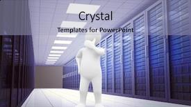  Presentation with towers - Presentation consisting of  background and a  colored foreground