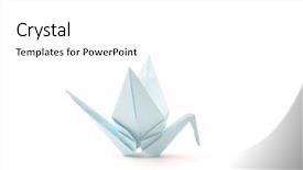  Presentation with article - Presentation theme consisting of white child paper article background and a white colored foreground