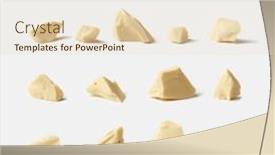  Presentation with simple design white - Slide deck enhanced with white-chocolate-chunks-isolated background and a  colored foreground