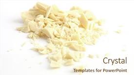  Presentation with chocolate - Presentation theme having white chocolate background and a cream colored foreground