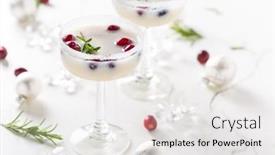 Presentation with white christmas - Amazing presentation design having white-christmas-margarita-punch backdrop and a white colored foreground