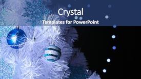  Presentation with white christmas - Cool new slide deck with industrial steel hardware bolt nut screw washer backdrop and a white colored foreground