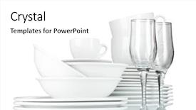  Presentation with acai bowls - Presentation design having white clean - empty bowls plates cups background and a white colored foreground