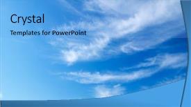  Presentation with plain clear navy blue blue and white cloudy - PPT layouts having white clouds against blue sky background and a light blue colored foreground