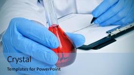  Presentation with silver fern black white flag - Presentation design featuring white coat with a volumetric background and a light blue colored foreground