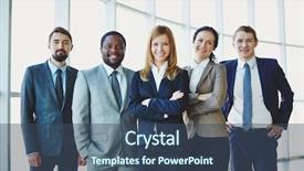  Presentation with partners - Beautiful PPT theme featuring purchasing payment e-commerce banking backdrop and a  colored foreground.