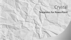  Presentation with texture - Presentation theme having white-crumpled-paper-texture-background and a light gray colored foreground