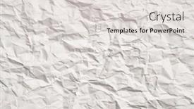  Presentation with white sheet - PPT theme having white-crumpled-paper-texture background and a  colored foreground