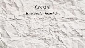  Presentation with white sheet - Presentation theme enhanced with white-crumpled-paper-texture background and a  colored foreground