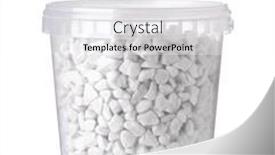  Presentation with marble - Colorful presentation theme enhanced with white-decorative-marble-chips backdrop and a white colored foreground