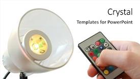  Presentation with electrical - Cool new theme with white electrical lamp near it backdrop and a white colored foreground