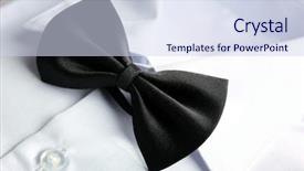  Presentation with clothing wooden clothes hanger object - PPT theme enhanced with white elegant - men elegance clothes closeup background and a  colored foreground