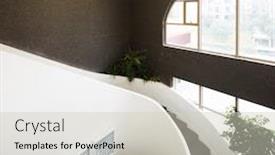  Presentation with modern elegant - Amazing presentation theme having white elegant counter bar backdrop and a soft green colored foreground