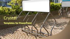  Presentation with advertising - Presentation design with white-empty-advertising-space background and a tawny brown colored foreground