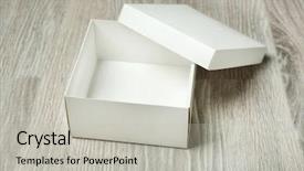  Presentation with flowers on white wooden - PPT layouts featuring white empty box on wooden background and a light gray colored foreground