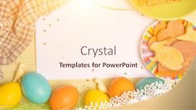  Presentation with easter - Presentation theme enhanced with white-empty-list-on-easter background and a cream colored foreground