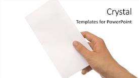  Presentation with envelope - Beautiful PPT theme featuring white envelope backdrop and a white colored foreground