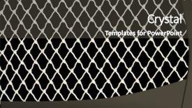  Presentation with fishing net - Presentation theme having white fishing net on black background and a dark gray colored foreground