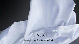  Presentation with linear motion - Cool new slides with white flag - satins in freeze motion backdrop and a light blue colored foreground